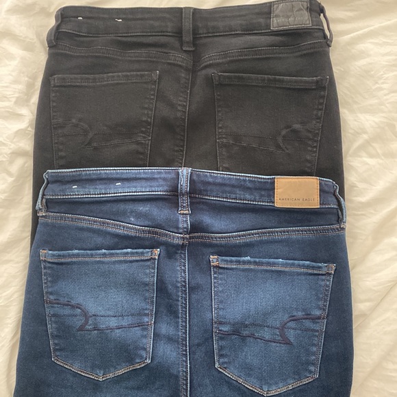 Destroyed American Eagle High rise Jeggings bundle - Picture 4 of 8